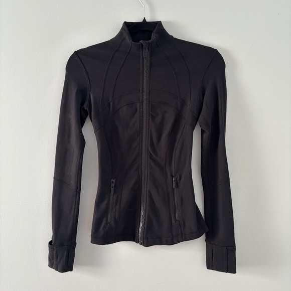 Lululemon Define Jacket Full-Zip Luon Formfitting Athletic Activewear BBL Black - Picture 2 of 6